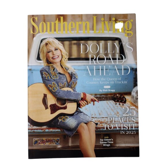 Southern Living Magazine 8 Issue Lot 2024/2025 Dolly Parton Matthew McConaughey - Picture 5 of 11